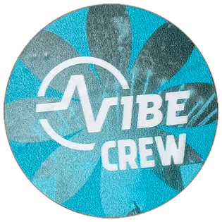 Vibe Crew wanted sticker spotted in Košice in 2026