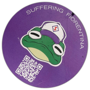 Suffering Fiorentina wanted sticker spotted in Bangkok in 2026