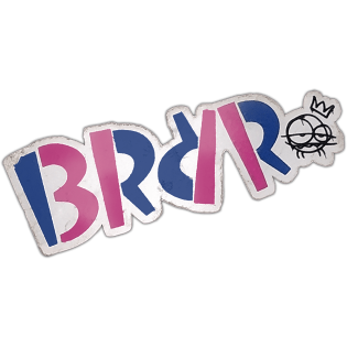 Brrr wanted sticker spotted in Budapest in 2023