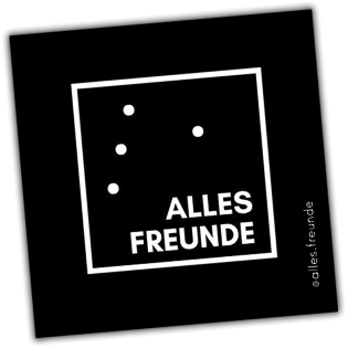 Alles Freunde wanted sticker spotted in Prague in 2026