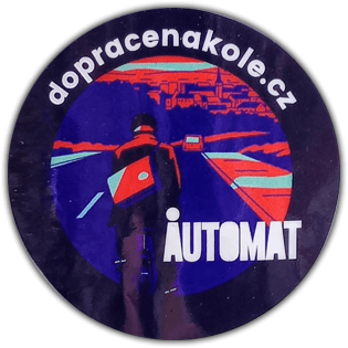 Automat sticker spotted in Prague in 2026