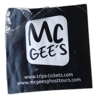 Mc Gee's wanted sticker spotted in Prague in 2026