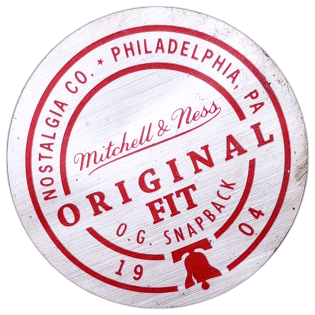 Mitchell & Ness wanted sticker spotted in Prague in 2026