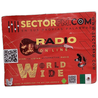 SectorFM wanted sticker spotted in Prague in 2026