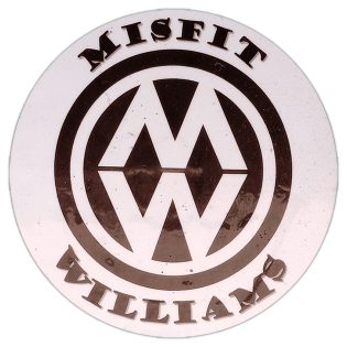 Misfit Williams sticker spotted in Prague in 2026