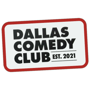 Dallas Comedy Club sticker spotted in Ireland in 2026