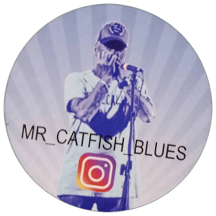 Mr. Catfish Blues sticker spotted in Prague in 2026