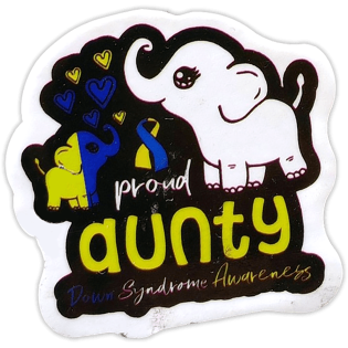 Proud Aunty sticker spotted in Prague in 2026