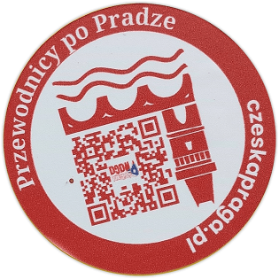 Przewodnicy po Pradze sticker spotted in Prague in 2026