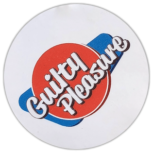 Guilty Pleasure sticker spotted in Prague in 2026