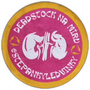 Stepankyledvinky stickers spotted in Prague in 2026
