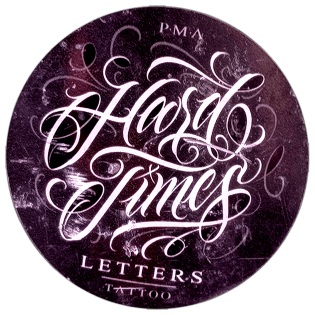 Hard Times Letters sticker spotted in Prague in 2026